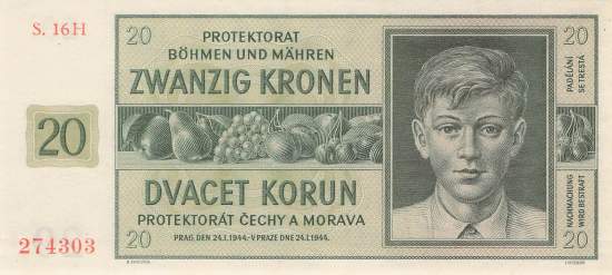 20 Kronen 1944